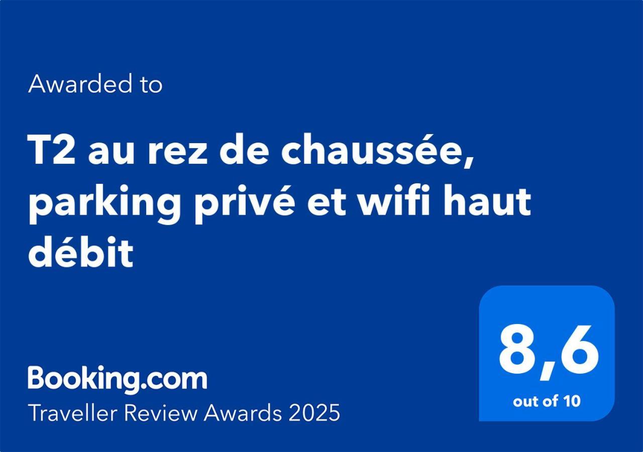 T2 Au Rez De Chaussee, Parking Prive Et Wifi Haut Debit Le Tampon Eksteriør billede